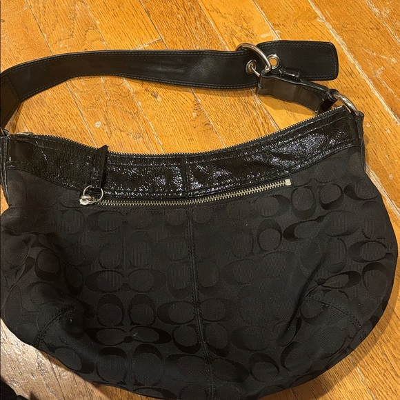 Black coach shoulder bag - Picture 4 of 4